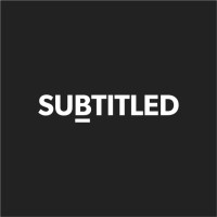 Subtitled Design logo - Similar company to Topanga