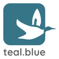 teal.blue Società Benefit logo - Similar company to Tech4Aid