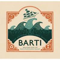 Barti Rum logo - Similar company to Caws Teifi Cheese