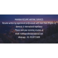 MAHIKAA RESUME WRITING SERVICES logo - Similar company to Contenu Writing Services