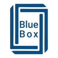 The Blue Box Smart Vending Machine logo - Similar company to Yolk Studio