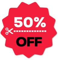 50 PERCENT OFF logo - Similar company to Maxime Flagranti Media