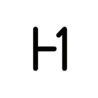 H1 logo - Similar company to 0+X