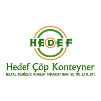 Hedef Çöp Konteyner Metal Temizlik İth İhr San Ve Tic Ltd Şti logo - Similar company to Zeplinx Oyun Parkı Sinema İşletmeciliği