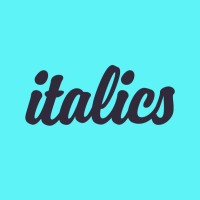 Italics Magazine logo - Similar company to Dolcevia.Com