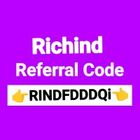 Richind Referral Code ( RiNDFDDDQi ) Use This Code Get ₹800 Sign Up Bonus logo - Similar company to Rich Wave India