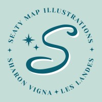 Seaty Map logo - Similar company to Marcel Travel Posters