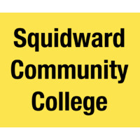 Squidward Community College logo - Similar company to The Krusty Krab