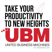 UNITED BUSINESS MACHINES of WASHINGTON logo - Similar company to Mega Business Systems, Inc.