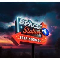 Space Station Self-Storage logo - Similar company to Tanner+West