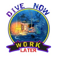 Dive Now Work Later logo - Similar company to Wicked Diving