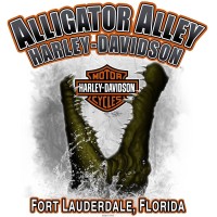 Alligator Alley Harley-Davidson logo - Similar company to Rawhide Harley Davidson
