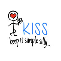 KISS- KeepItSimpleSilly logo - Similar company to Label Earthen