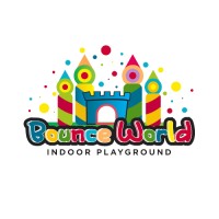 “Bounce World” Kids Indoor Playground logo - Similar company to Battle Start