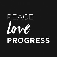 Peace Love Progress logo - Similar company to Throughline Collaborative