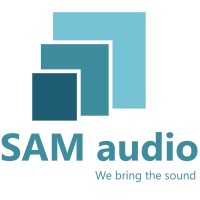 SAM audio logo - Similar company to Audaris