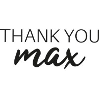 Thank you Max logo - Similar company to Blacailloux