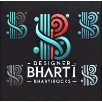 Designer_BhartiRocks logo - Similar company to Witty Wizards Design Studio