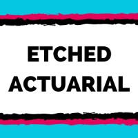 Etched Actuarial logo - Similar company to Actuarial Study Materials