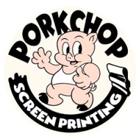 Pork Chop Screen Printing logo - Similar company to Gorilla Screen Printing