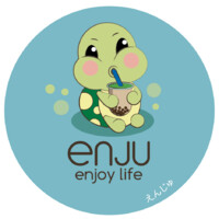 Enju Healthy bubble tea logo - Similar company to Queue Q (Thailand) Co., Ltd