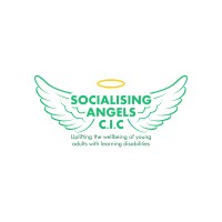 Socialising Angels logo - Similar company to Cured Nottingham