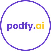 Podfy.ai logo - Similar company to Távindo.Ai