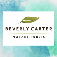 Beverly Carter Notary Public