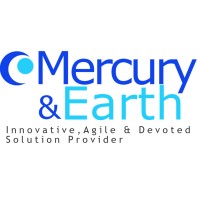Mercury and Earth logo - Similar company to Leaflet Corporation