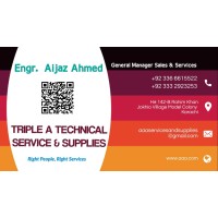 Triple A Technical Services & Supplies logo - Similar company to Technodynamics Pakistan