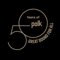 Polk Audio logo - Similar company to Marantz