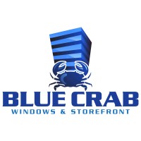 Blue Crab Windows and Storefront logo - Similar company to Champion Windows Inc