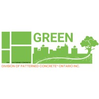 Patterned Concrete Green logo - Similar company to Patterned Concrete Ontario
