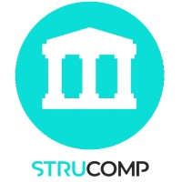 Strucomp logo - Similar company to Sklchat  (Skl As In School... No Ski Boots Required 📚😉)