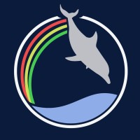 Beautiful Majestic Dolphin logo - Similar company to Mage