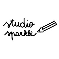 Studio Sparkle logo - Similar company to Curly Black - Package Desgining | Branding | Ui/Ux | Web Design | Graphic Design ▪️