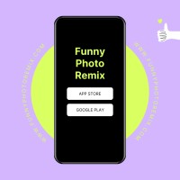 Funny photo remix logo - Similar company to Expand My Brand