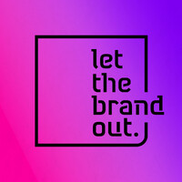 Let the brand out logo - Similar company to Studio Duel (B Corp)