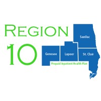Region 10 PIHP logo - Similar company to St. Clair County Community Mental Health