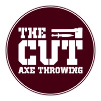 The Cut Axe Throwing logo - Similar company to Above Left