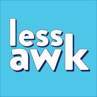 Less Awkward logo - Similar company to Dynamo Girl