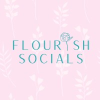 Flourish Socials logo - Similar company to Psychologists At Work - With Colleen Msc