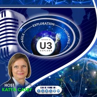 The Agile Exploration Thinking Podcast with Host Katya Casey logo - Similar company to Ana Melikian, Ph.D. | Mindset Zone® Podcast Host | Founder Of Amaze Coaching Llc