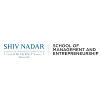 Shiv Nadar University, Delhi-NCR, School of Management and Entrepreneurship logo - Similar company to Green Proposition Consulting
