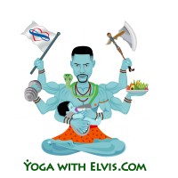 Yoga with Elvis logo - Similar company to Yoga Forager
