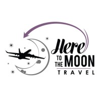 Here To The Moon Travel® logo - Similar company to Meet Roatan