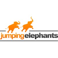 Jumping Elephants logo - Similar company to Canux