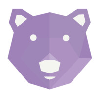Purple Polar Bear logo - Similar company to Fair Data Systems