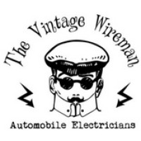 Vintage Wireman logo - Similar company to Srs Industries
