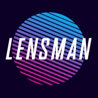 Lensman logo - Similar company to Weezmi